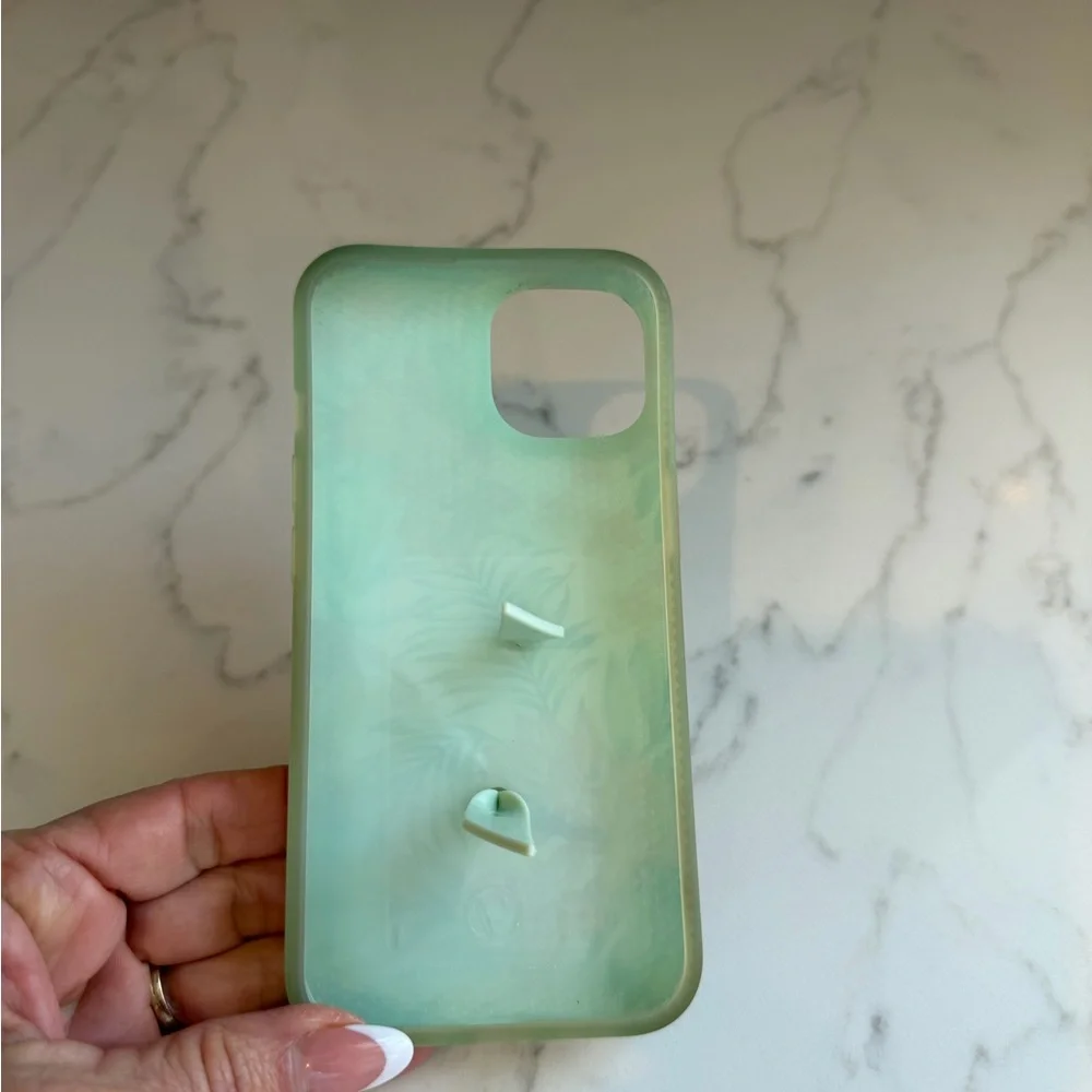 Loopy iPhone 14 Floral Tropical Pink Green Phone Case - Picture 3 of 5